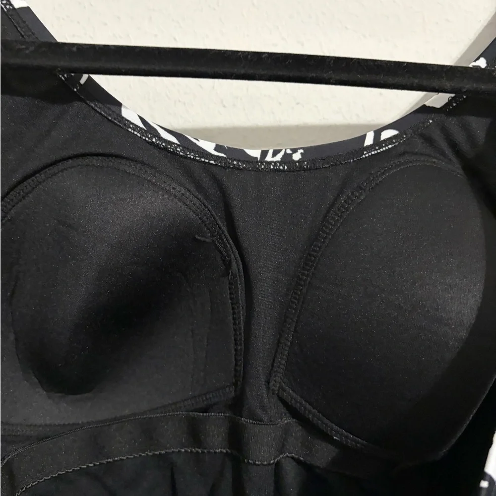 Hurley Ink Fresco Floral One Piece Swimsuit Bathing Suit Size XL‎ Monochrome
